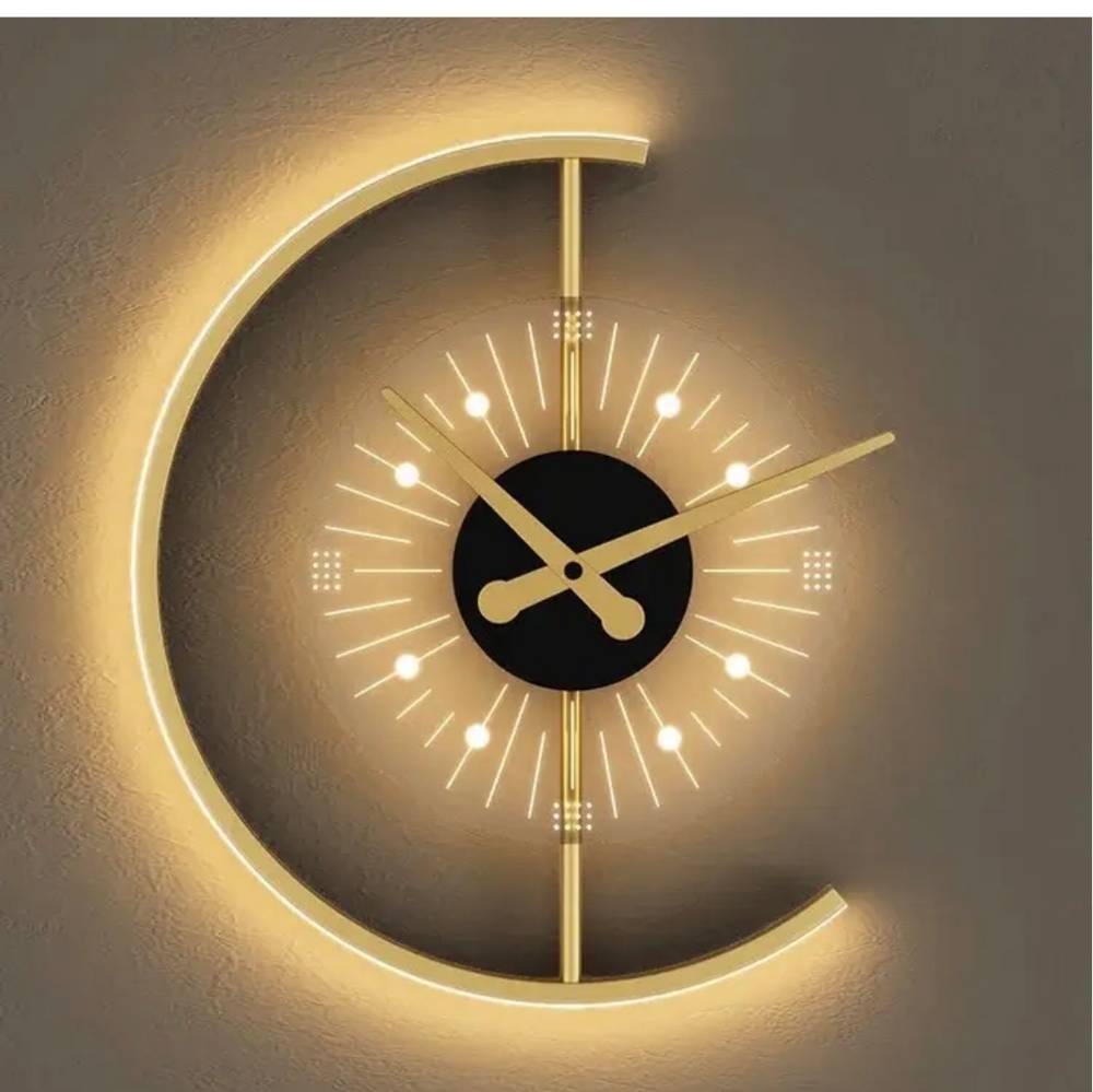 Şarjlı LED'li  duvar saati